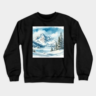 Winter Mountains Crewneck Sweatshirt